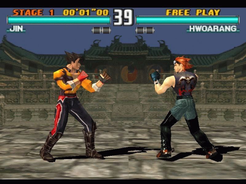 how to play and select two players in tekken 3